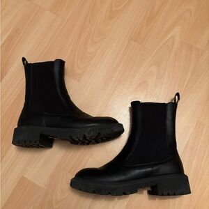 Sleek Black French Connection Boots